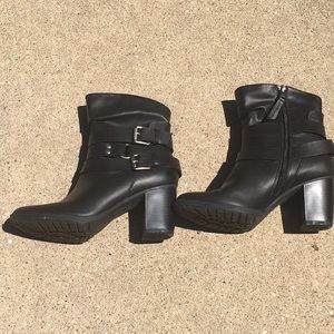Women’s black bongo boots